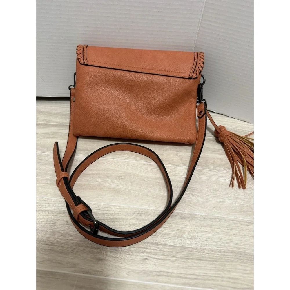 Jen & Co Sloane‎ Flapover Crossbody with Tassel